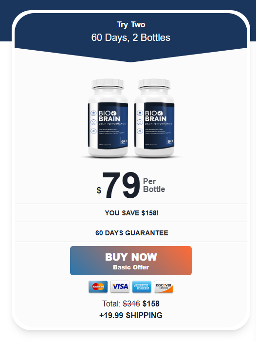 BioBrain 2 Bottles Offer